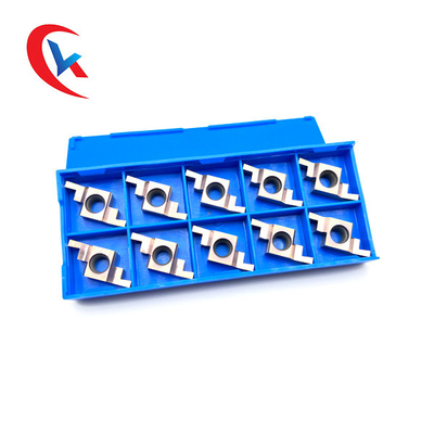 Largeur de fente GER-E 1,0-4,5 mm Arête de coupe 2 inserts par paquet 10 inserts de rainurage en carbure
