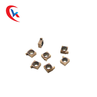 Carbure en bronze de revêtement d'outil automatique modèle du tour 6GR cannelant les insertions HRA91.8