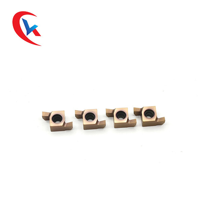 Inserts de rainurage en carbure de revêtement en bronze Lot de 10 pièces d'outils de haute précision 9GR HRA 91.8