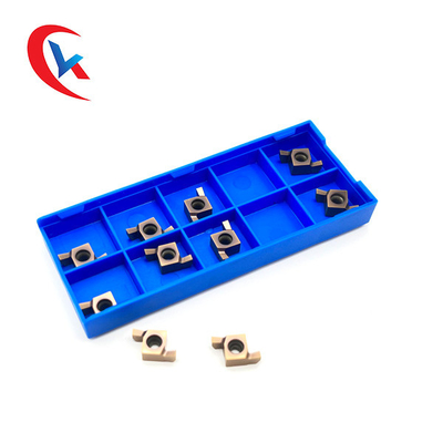 Inserts de rainurage en carbure de revêtement en bronze Lot de 10 pièces d'outils de haute précision 9GR HRA 91.8