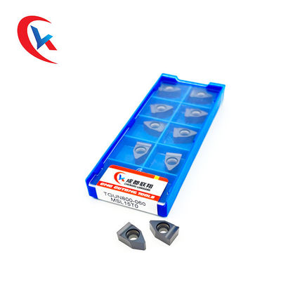 TGUN080-06 Insert de coupe à rainure large, adapté à l'usinage des rainures cylindriques externes et des rainures de face.