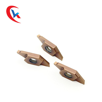 Le carbure des machines-outils TKF12R200-S16 de HRA 91,8 cannelant des insertions a incliné tranchant
