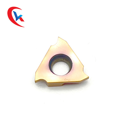 TGF32L100 3 carbure de couteau de main gauche de revêtement des tranchants PVD cannelant des insertions