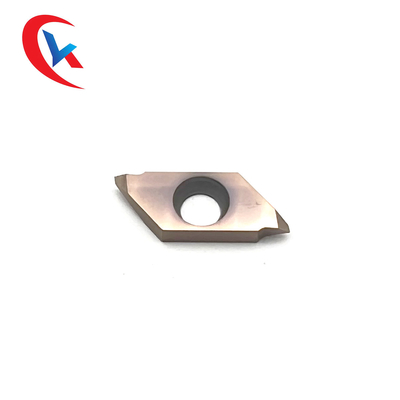 Insertions de rotation de revêtement en bronze de carbure de tungstène de lame de carbure du coupeur TTPS60FR4B de fil de HRA 91,8