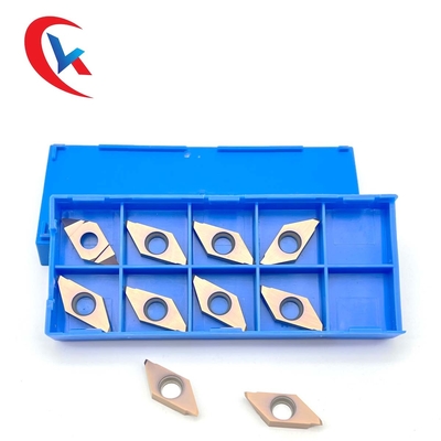 Le carbure de tungstène de rotation du coupeur TKFT12RB6000 de fil insère le revêtement en bronze HRA 91,8
