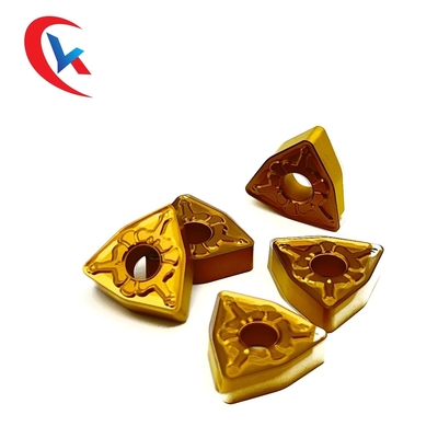 Revêtement chimique spécial de caractéristiques complètes de WNMG080404-TM pour les insertions en acier de carbure de tungstène de pièces