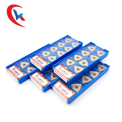 Revêtement chimique spécial de caractéristiques complètes de WNMG080404-TM pour les insertions en acier de carbure de tungstène de pièces