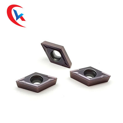 DCMT070204 traitant le carbure de tungstène en acier de pièces insère le revêtement physique