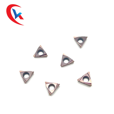 Insertions de carbure de tungstène d'angle de tranchant de TPGH090202L-S 60° pour l'usinage