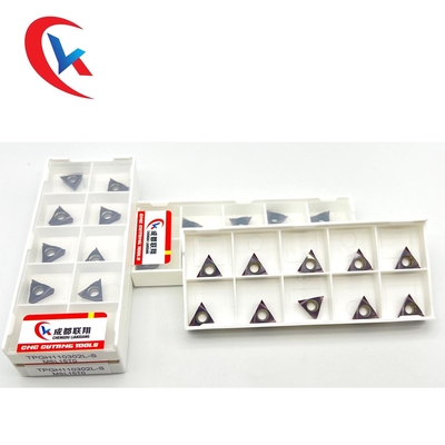 Insertions de carbure de TPGH110302 L-S Pvd Coating Tungsten avec l'angle du tranchant 60°