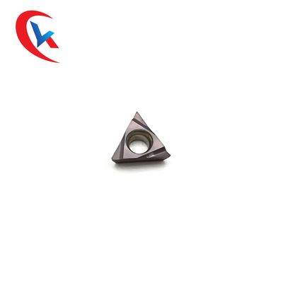 Insertions de carbure de TPGH110302 L-S Pvd Coating Tungsten avec l'angle du tranchant 60°