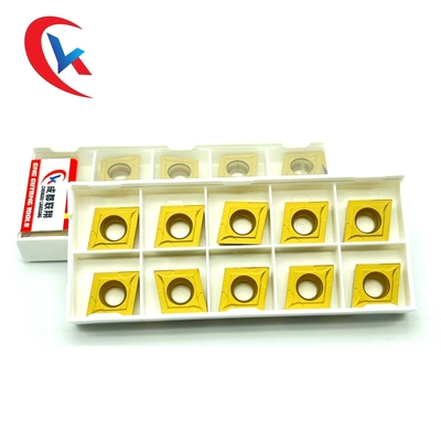 Le carbure de tungstène CCMT120404 insère le revêtement chimique spécial pour les pièces en acier