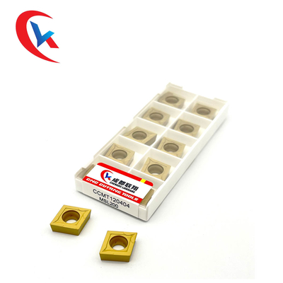 Le carbure de tungstène CCMT120404 insère le revêtement chimique spécial pour les pièces en acier