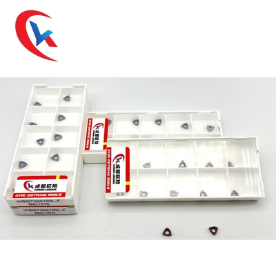 Revêtement physique de finition d'acier inoxydable de WBGT060202 L-F Tungsten Carbide Inserts