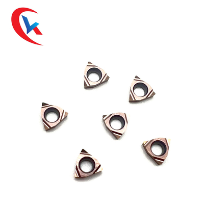 Revêtement physique de finition d'acier inoxydable de WBGT060202 L-F Tungsten Carbide Inserts