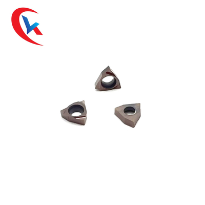 Revêtement physique de finition d'acier inoxydable de WBGT060202 L-F Tungsten Carbide Inserts