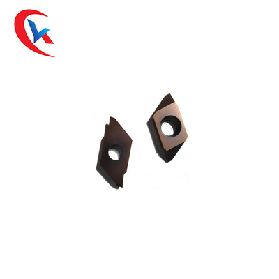 Insertions de rotation de revêtement en bronze de carbure de tungstène de lame de carbure du coupeur TTPS60FR4B de fil de HRA 91,8