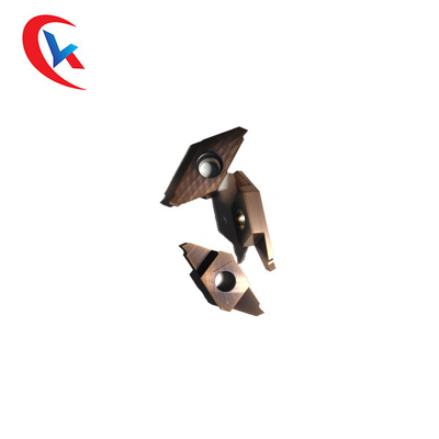 La coupe TKF16R150-S16 et l'entaillage du carbure de tungstène insère le carbure cannelant des insertions
