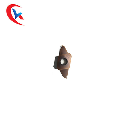 La coupe TKF16R150-S16 et l'entaillage du carbure de tungstène insère le carbure cannelant des insertions