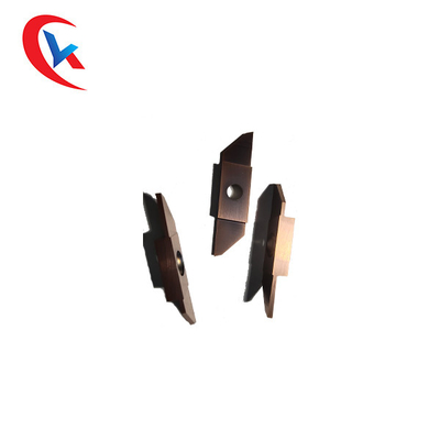 Entaillage de l'outil de coupe d'outil FLC100-95° avec du carbure de revêtement cannelant des insertions