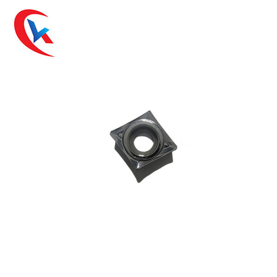 Carbure de rotation des outils de coupe de machine à sous d'outil de commande numérique par ordinateur CCGT060204-AK cannelant des insertions
