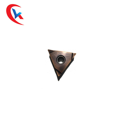 Le carbure de tungstène triangulaire de commande numérique par ordinateur insère le finissage avec le trou cylindrique