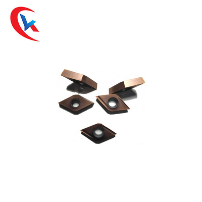 DCGT070201ER-U petites pièces déplaçant le carbure de lame de cermet de machine cannelant des insertions