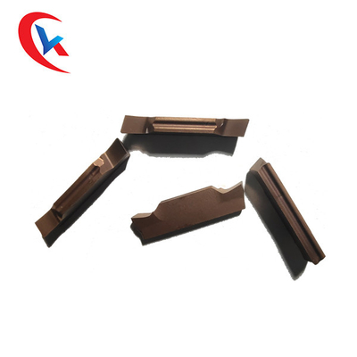 Carbure de fonte de rotation externe d'acier inoxydable d'acier à outils de MGGN300-V15L cannelant des insertions