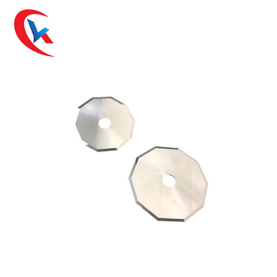 Carbure autour des lames circulaires de découpeuse 89 HRC pour couper les lames circulaires de découpeuse de tissu de papier