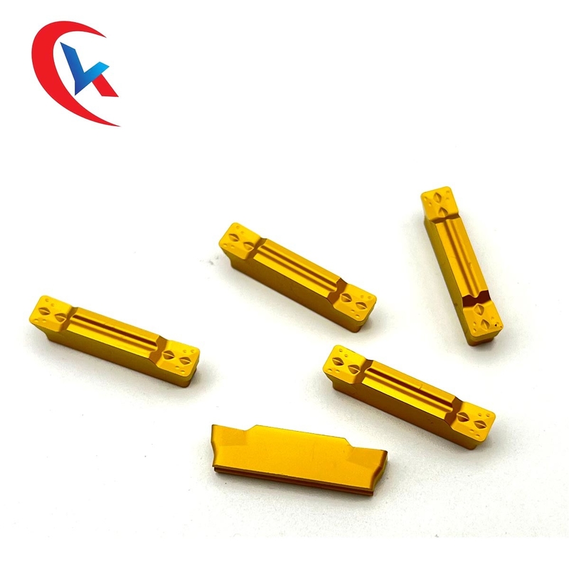 Carbure de traitement en bronze d'objet d'acier inoxydable de la largeur de cannelure de MGMN500-M 5 cannelant des insertions