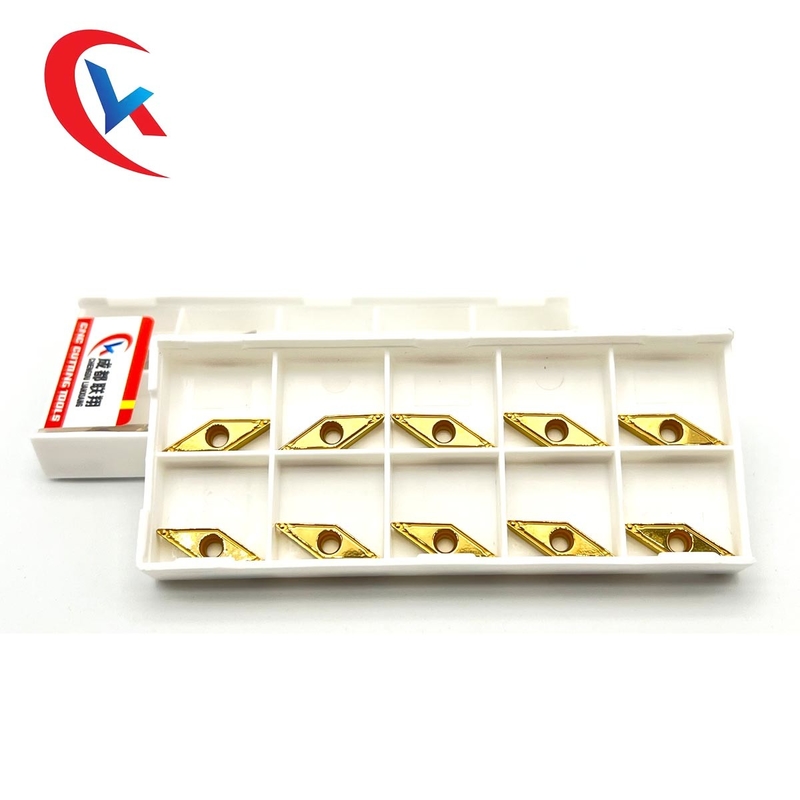 Le jaune de VBMT110304-HQ a chimiquement enduit les insertions étant ennuyeuses pour les insertions en acier de carbure de tungstène