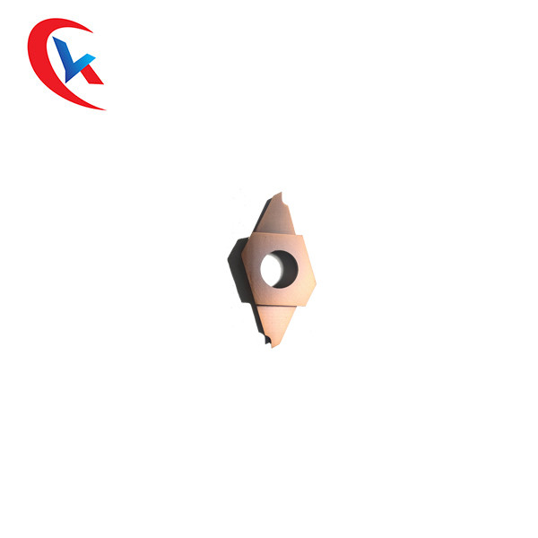 Pièce de carbure outre de l'insertion TKF12L150-S16 pour la largeur de 1mm cannelant le processus 	Carbure cannelant des insertions