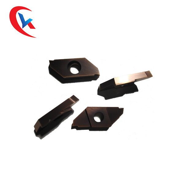 La commande numérique par ordinateur de carbure d'outils de coupe en métal tournent canneler des outils insère le carbure de revêtement de PVC de CTPA30FR cannelant des insertions