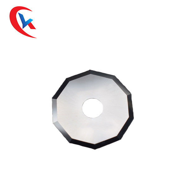 Carbure autour des lames circulaires de découpeuse 89 HRC pour couper les lames circulaires de découpeuse de tissu de papier